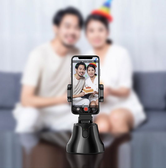 Auto Smart Shooting Selfie Stick 360° Object Tracking Holder